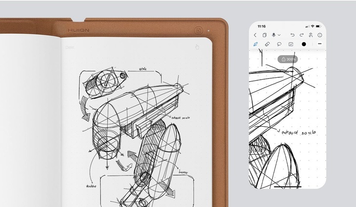 Produktbild Huion Note X10 (5080 lpi)