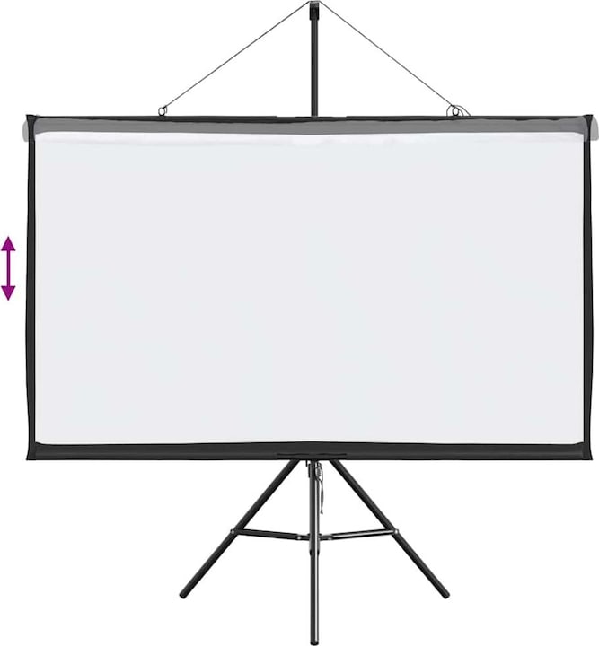 Produktbild VidaXL Beamer Leinwand mit Stativ 60 Zoll 16:9 Projektionswand Leinwand (60", 16:9)