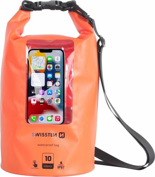 Immagine prodotto Swissten Custodia impermeabile arancione (10L) (Imbottitura aggiuntiva)