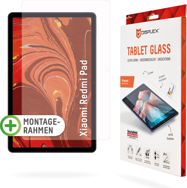 Productafbeelding Displex Tablet Glass, Tablet Schutzglas (1 Stuk, Xiaomi Redmi Pad)