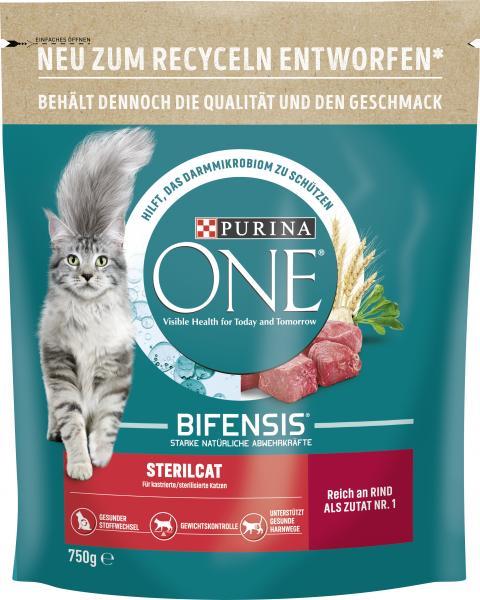 Produktbild Purina ONE Sterilcat Rind Weizen (750 g)