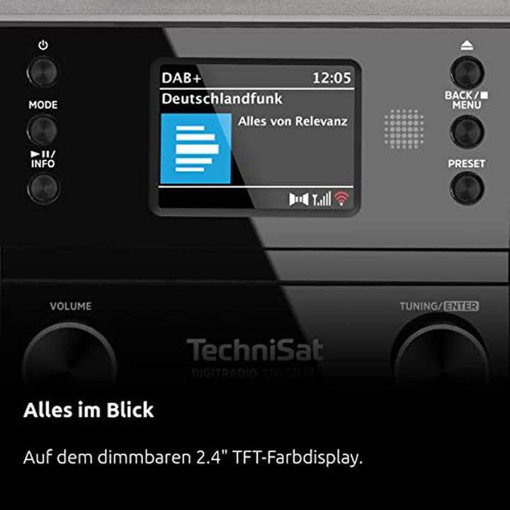 Produktbild TechniSat 370 CD IR (DAB+, Internetradio, WLAN)