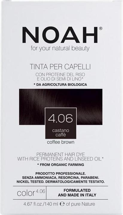 Immagine prodotto Noah Colore per capelli n. 4.06 Castano Caffè 140ml (Caffè Marrone)
