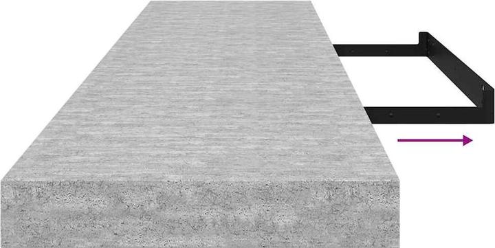 Actual product image vidaXL Wandregal (23.50 x 23.50 x 3.80 cm)