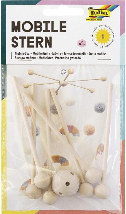 Actual product image Folia Mobile star