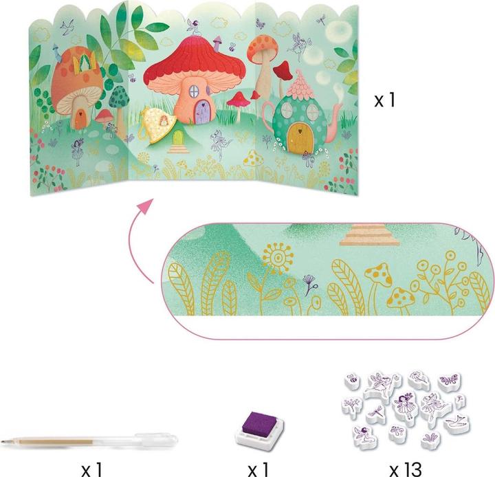 Actual product image Djeco Creative set fairies