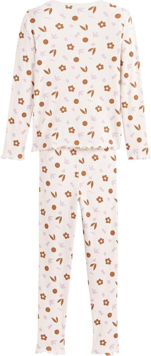 Produktbild La Redoute Collections Gerippter Pyjama mit Blumenmuster (152)