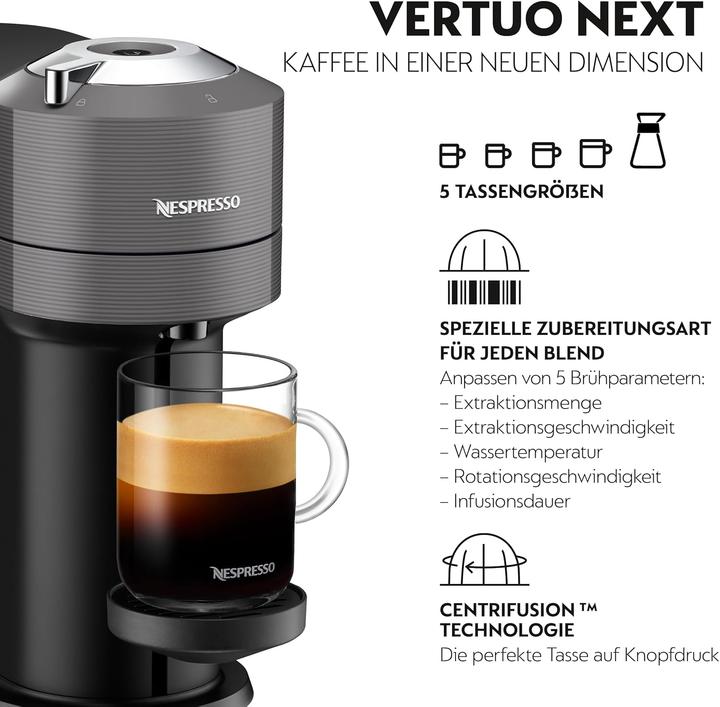 Produktbild De'Longhi Vertuo Next + Aeroccino 3 (NESPRESSO Vertuo)