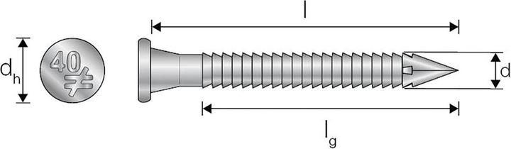 Produktbild Simpson Sst Kammnägel (250 Stk.)