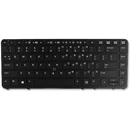 HP Keyboard (UK) (Eng. Int.), Tastatur, Schwarz