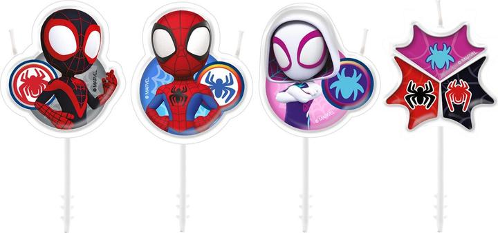 Actual product image Dekora Bougie Spidey (4pcs) (4 pcs.)