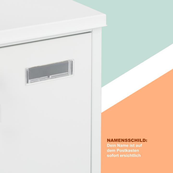 Produktbild Relaxdays Briefkasten mit Zeitungsfach