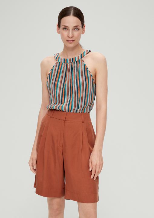 Produktbild s.Oliver Hose Regular: Bundfalten-Shorts (32)