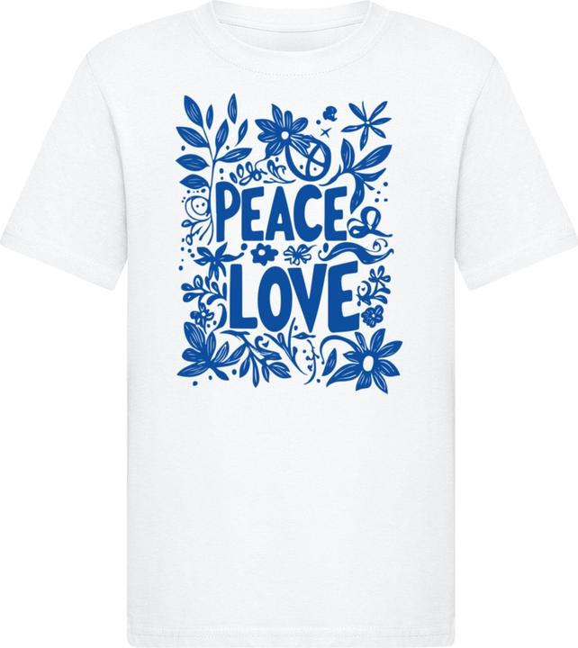 Merchcode Kids Peace Love - Basic Tee - 184785 (158, 164)