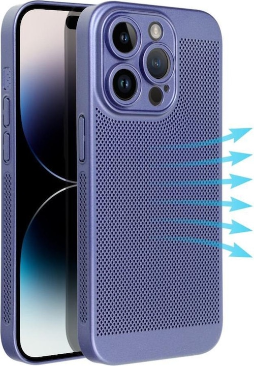 Produktbild OEM Back panel cover BREEZY Case for IPHONE 16 blue (Apple iPhone 16)