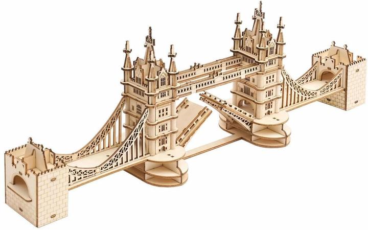 Actual product image Pichler Lasercut Wooden Construction Kit Tower Bridge