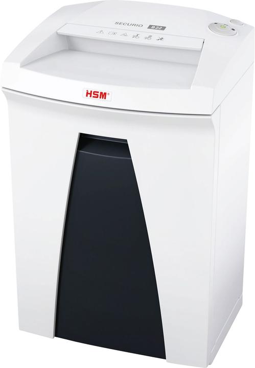HSM Destructeur de documents SECURIO B22 (Coupe droite)