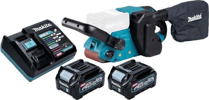Actual product image Makita BS 001 GD201 Akku Bandschleifer 40 V max. 76 x 533 mm Brushless + 2x Akku 2,5 Ah + Ladegerät (Belt sanders)