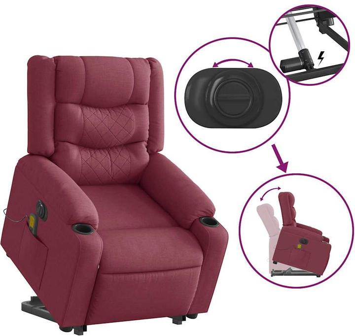 Image du produit vidaXL Massagesessel mit Aufstehhilfe