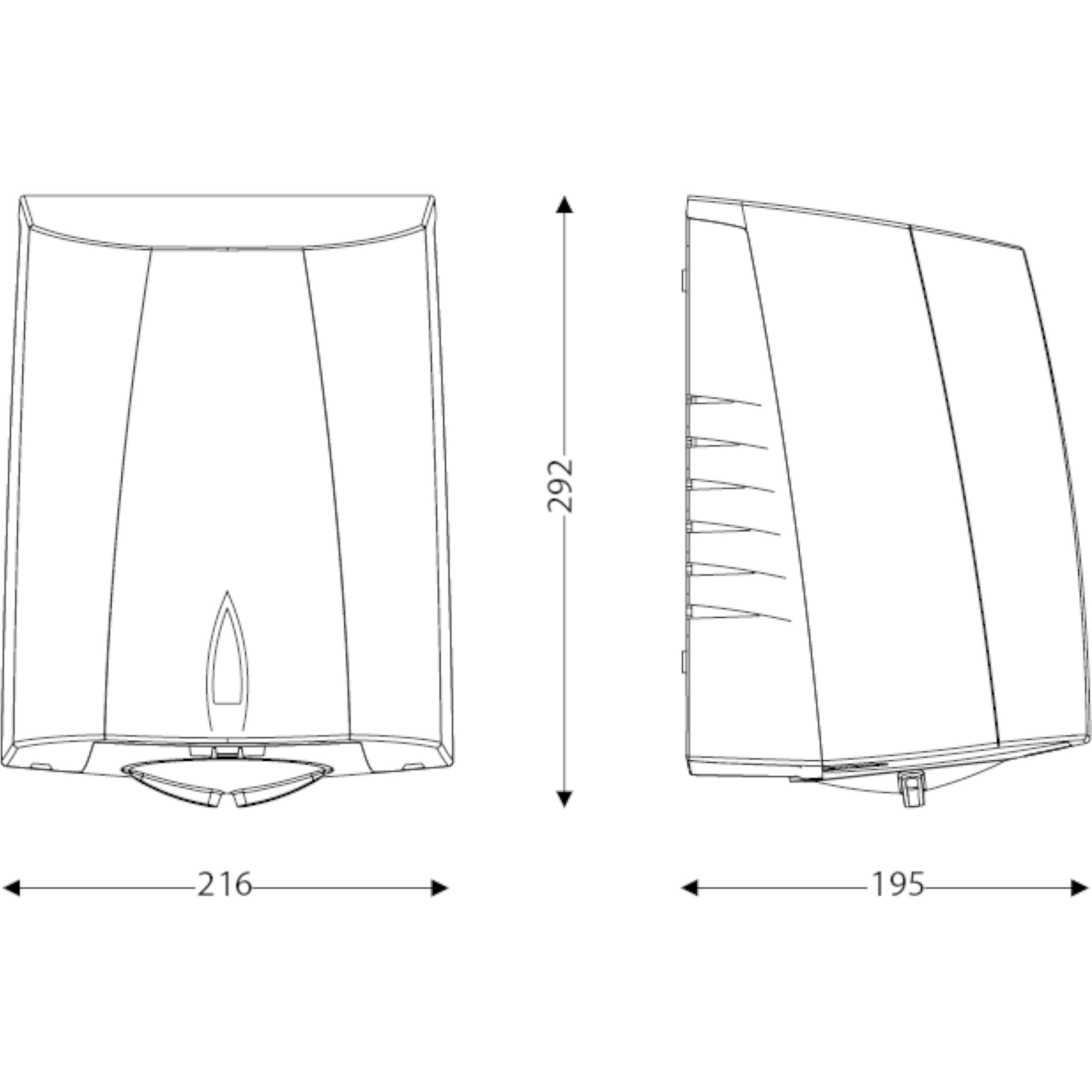 Thumbnail - JVD Sup'Air Fresh, Händetrockner, Grau