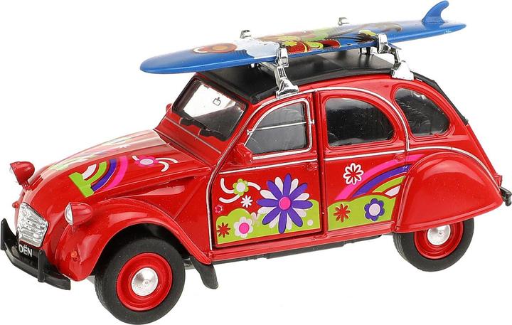 Image du produit Toi-Toys Modèle réduit de voiture Welly Citroën avec planche de surf