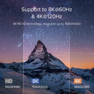 Produktbild Newell HDMI – HDMI 2.1-Kabel, 8K 60 Hz – 2 m, Graphit (2 m, HDMI)