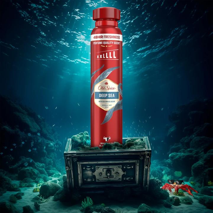 Productafbeelding Old Spice Deep Sea Deodorant Spray 250 ml (Spuit, 250 ml)