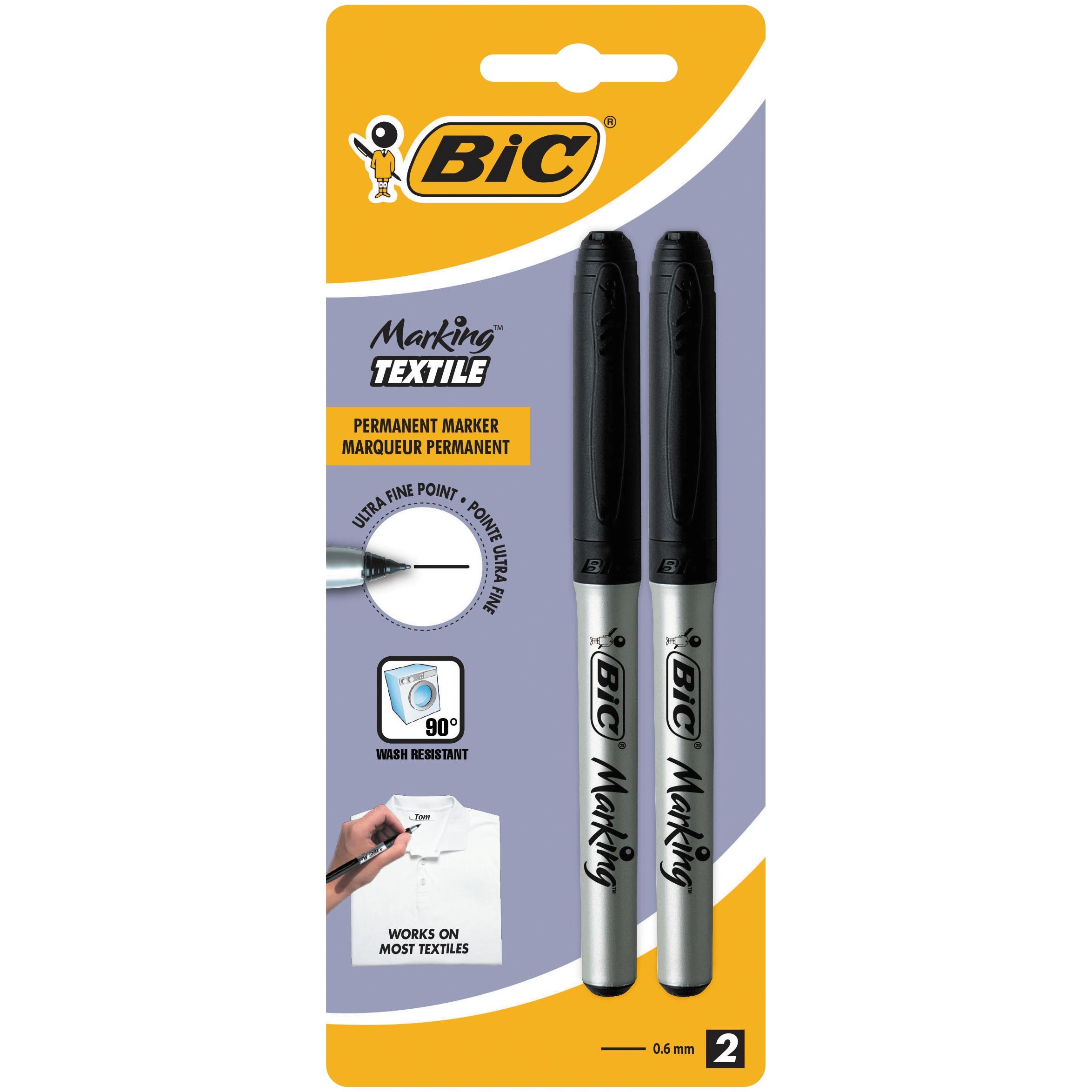 Bic, Marker, 933872 (Silber, Schwarz, 0.90 mm, 2 x)