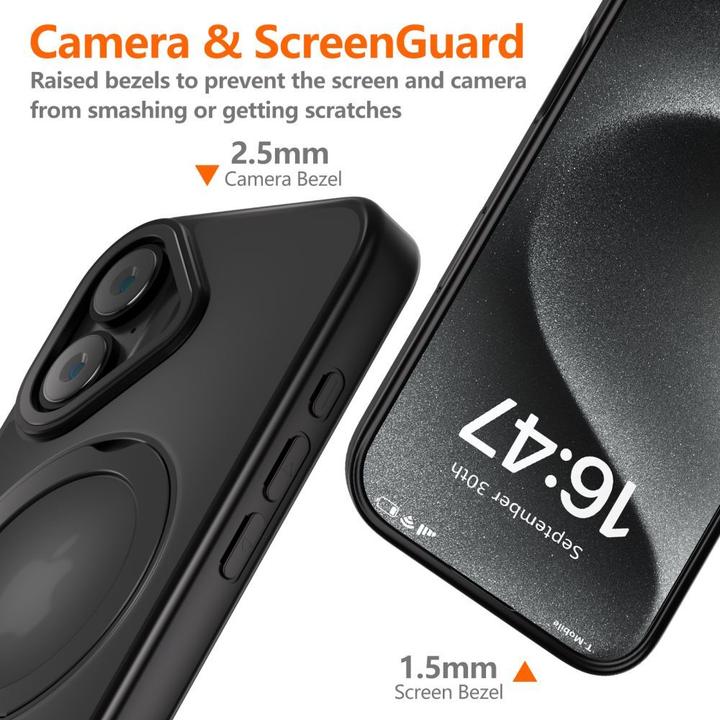 Produktbild Tech-Protect MagRing MagSafe iPhone 16 Case - Semi-Transparent (Apple iPhone 16)