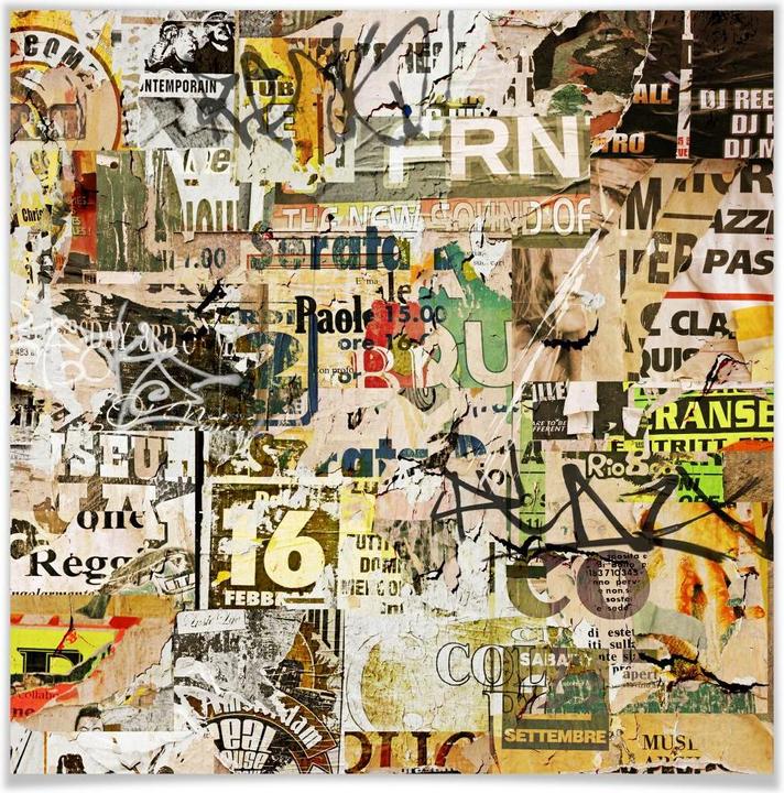 Actual product image Trenddeko Torn off posters (60 x 60 cm)