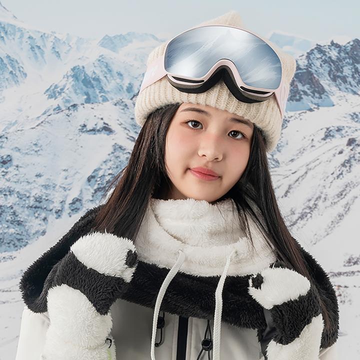 Produktbild Qunature Pink Kinder-Skibrille (mittlere/grosse Kinderversion)