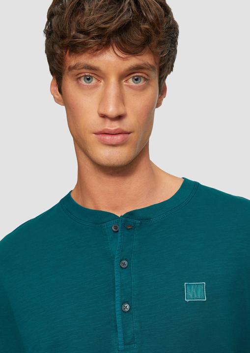 Actual product image S.Oliver T-Shirt Langarmshirt mit Henley-Ausschnitt und Garment Dye (3XL)