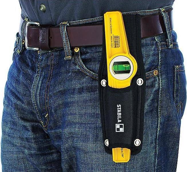 Actual product image Stabila Spirit Level Type 81 REM Torpedo Rare Earth Magnet System and Belt Pouch (25 cm)