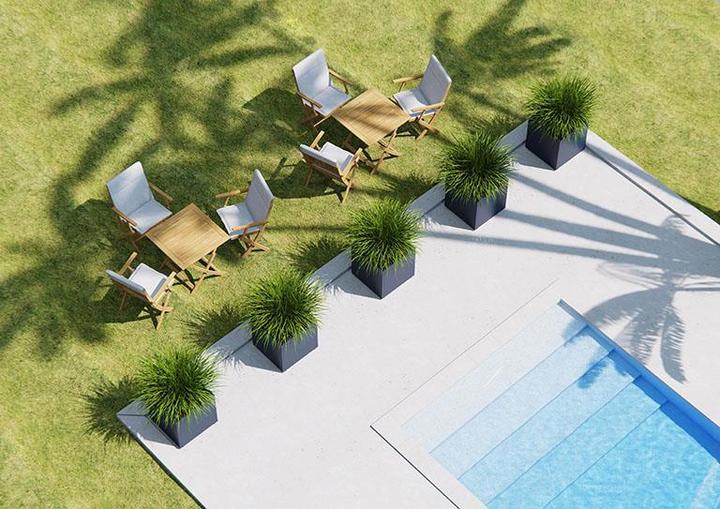 Image du produit Herstera Metal Planter Cube (80 cm)
