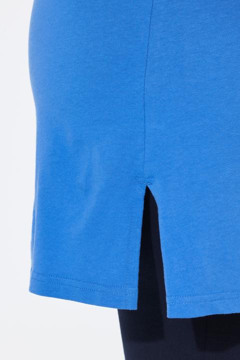 Produktbild Ulla Popken Longshirt, A-Linie, Rundhalsausschnitt, Halbarm (58)