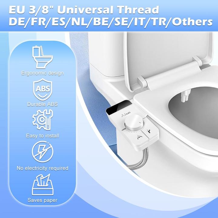 Produktbild Nviyam Bidet Toilettenaufsatz mit Doppeldüsen
