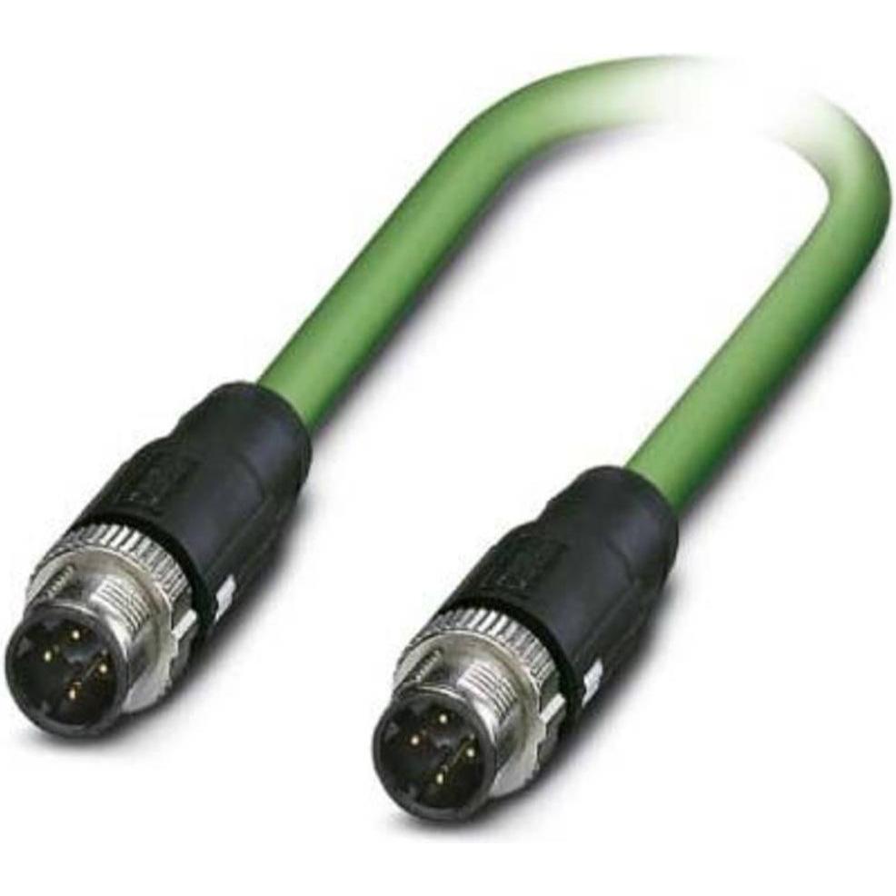 Phoenix Contact 1407525 Sensor-/Aktor-Anschlussleitung 2 m Polzahl: 4 1 St., Elektronikkabel + Stecker, Grün