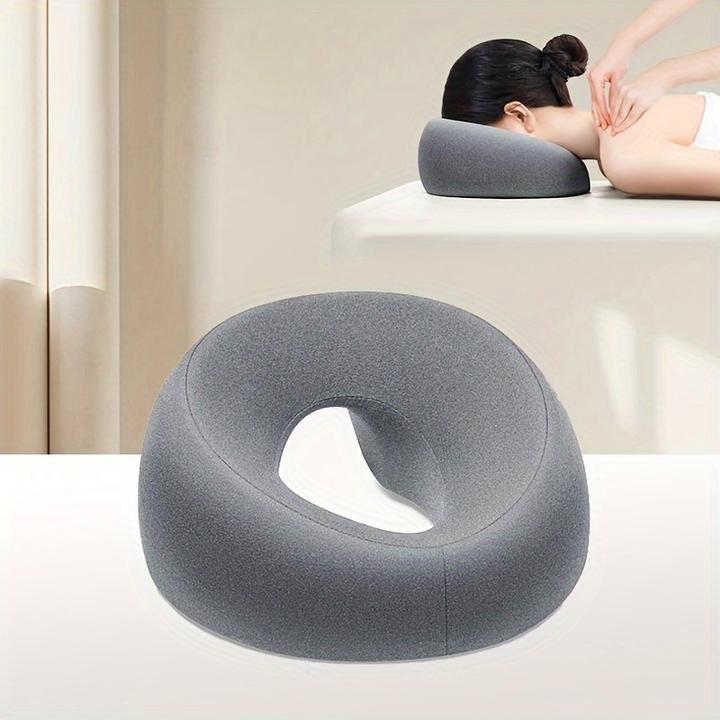 Produktbild PhoneLook U-förmiges Gesichts-Massagekissen für Kopf- und Nackenentspannung Grau