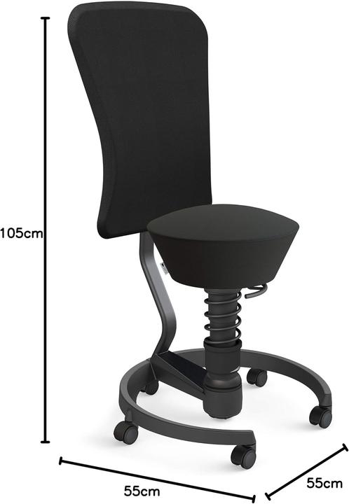 Image du produit Aeris Ergonomischer Swopper mit Rückenlehne