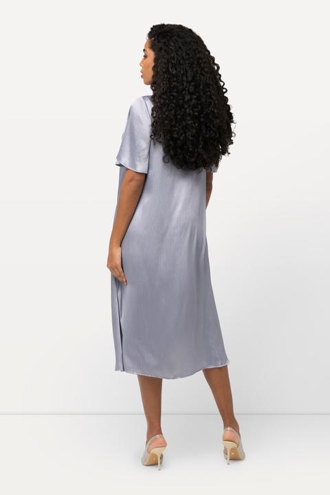 Produktbild Ulla Popken Kleid, Zierperlen, V-Ausschnitt, Halbarm (46, 48)