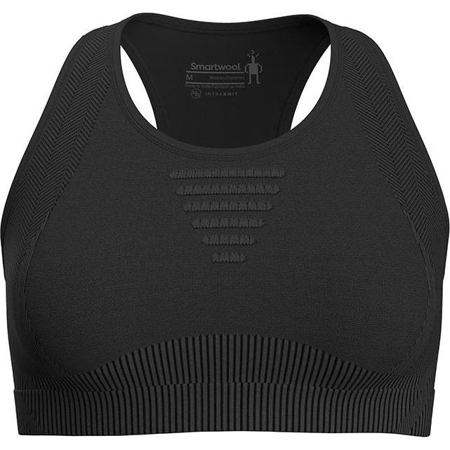 Smartwool, Sport-BH, Ws Intraknit Racerback Bra (XL), Schwarz, XL