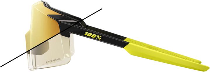 Image du produit 100% Aerocraft - Gloss Metallic Black - Photochromic Lens (noir métallique brillant, Photochromique)