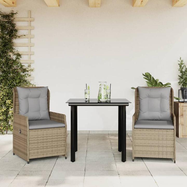 Actual product image vidaXL Garten Essgruppe (80 x 80 x 74 cm)