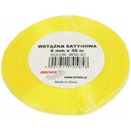 Brewis, Confezione regalo, Kanarienvogel-Satinband 6 mm x 32 m