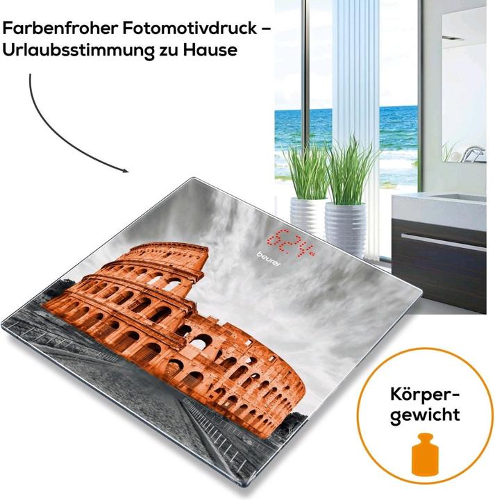 Actual product image Beurer Glass scale GS 215 Rome (180 kg)