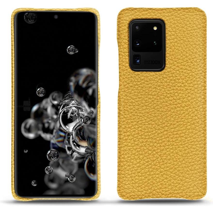 Noreve Lederschutzhülle (Samsung Galaxy S20 Ultra 5G), Smartphone Hülle, Orange