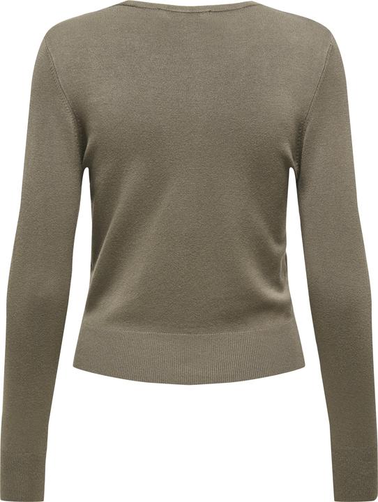Produktbild Only Normal geschnitten Rundhals Gerippte Ärmelbündchen Pullover Strickpullover (L)