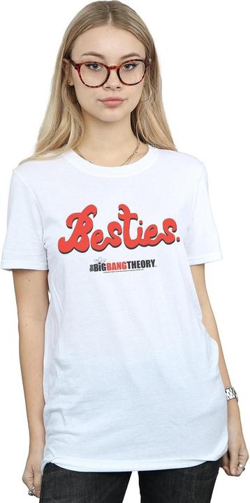 Produktbild Dam Besties Text Baumwolle Boyfriend TShirt (M)