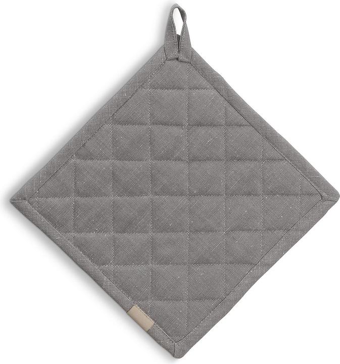 Kela Topflappen Puro grau (55% Baumwolle und 45% Leinen)