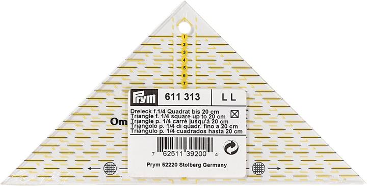 Actual product image Prym Fleet triangle 1/4 square cm 1 pc.
